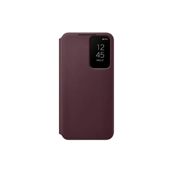Cover Samsung S22 Smart Clear View - BURGUNDY